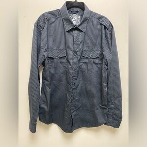 Men’s casual long sleeve button down shirt by Drill Clothing Company